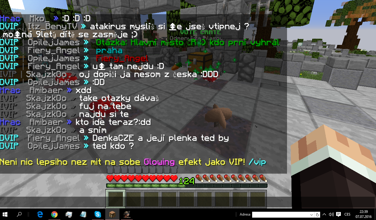 Odeslaný screenshot obrázek 