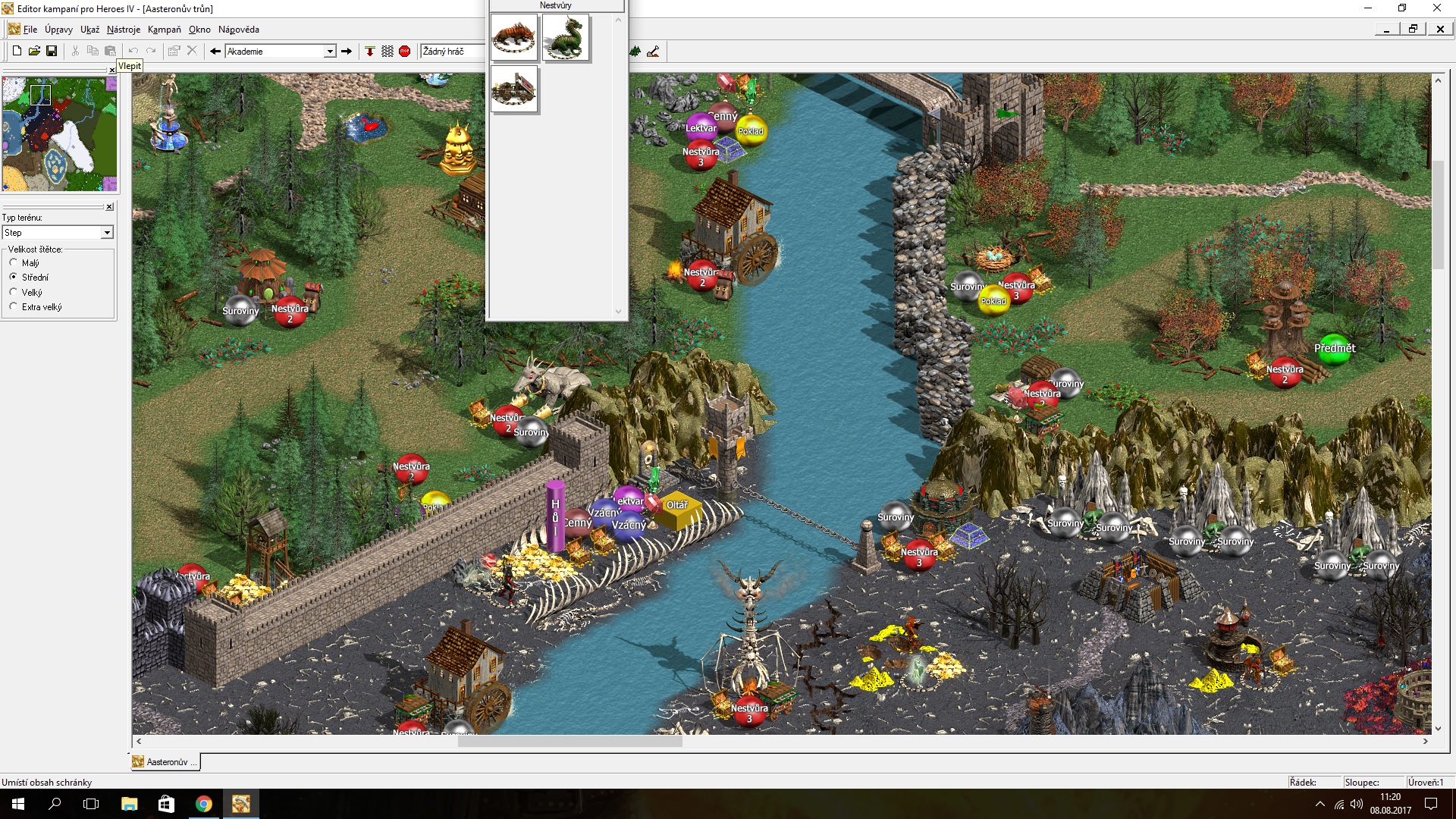 Odeslaný screenshot obrázek 