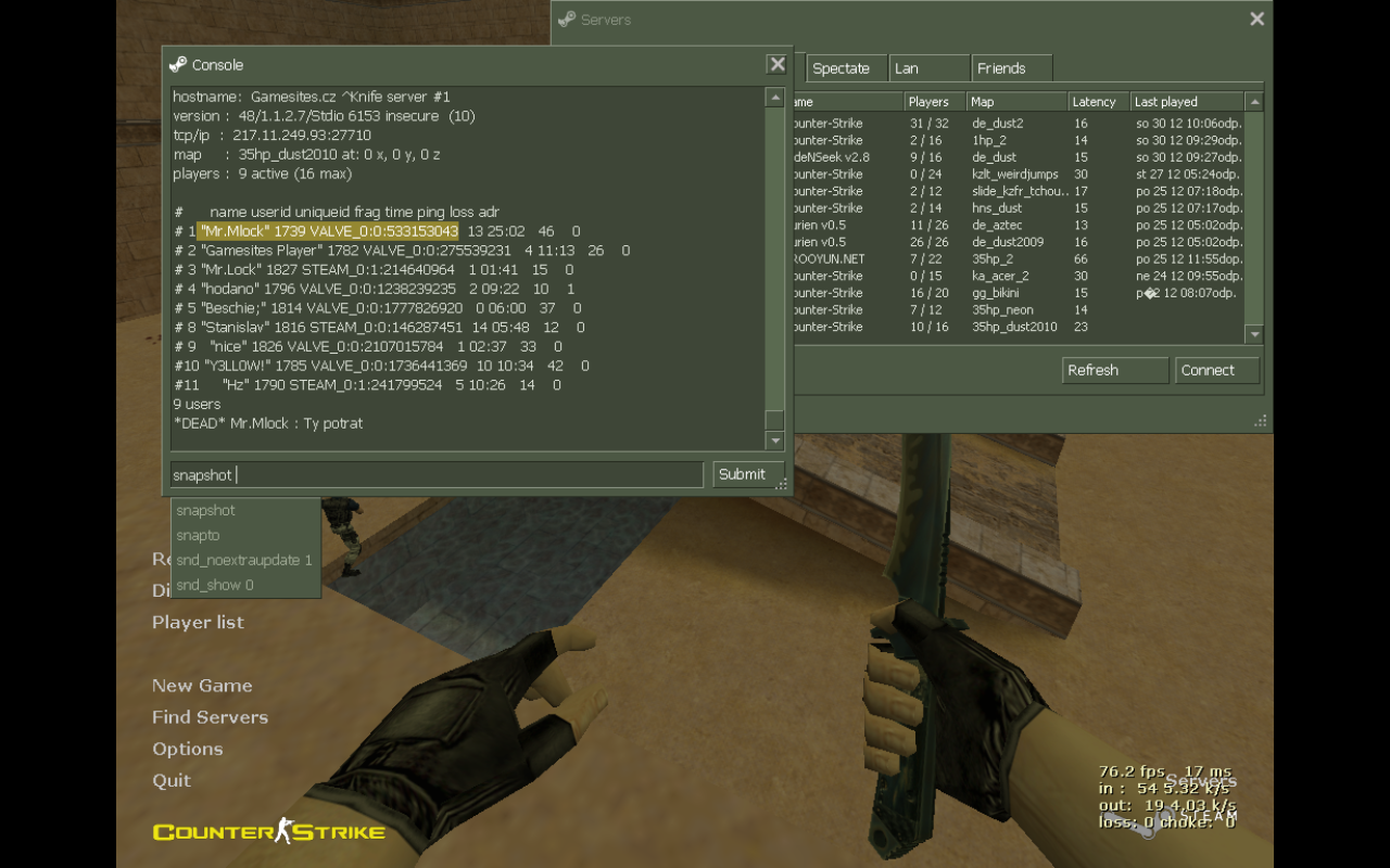 Odeslaný screenshot obrázek 