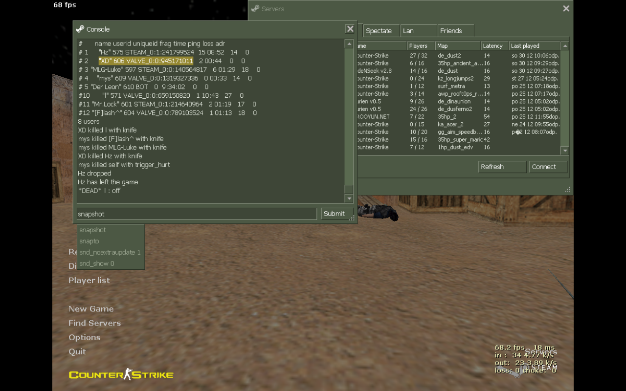 Odeslaný screenshot obrázek 