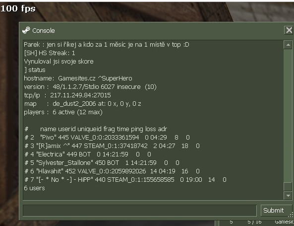 Odeslaný screenshot obrázek 